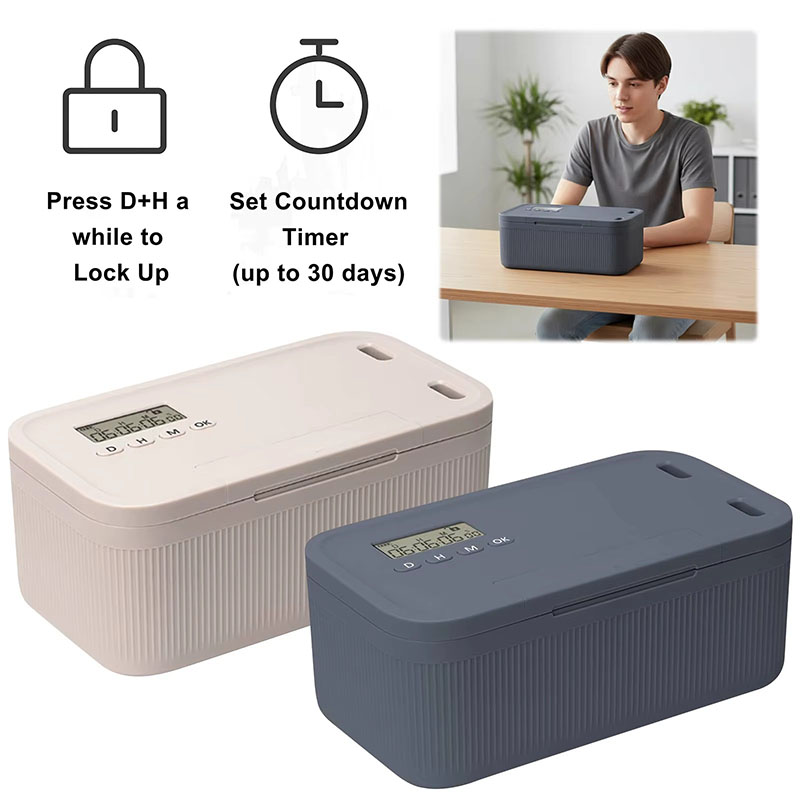 Food Storage Food Safety - Zamanlayıcılı Kilit Kutusu Telefon Dolabı Zaman