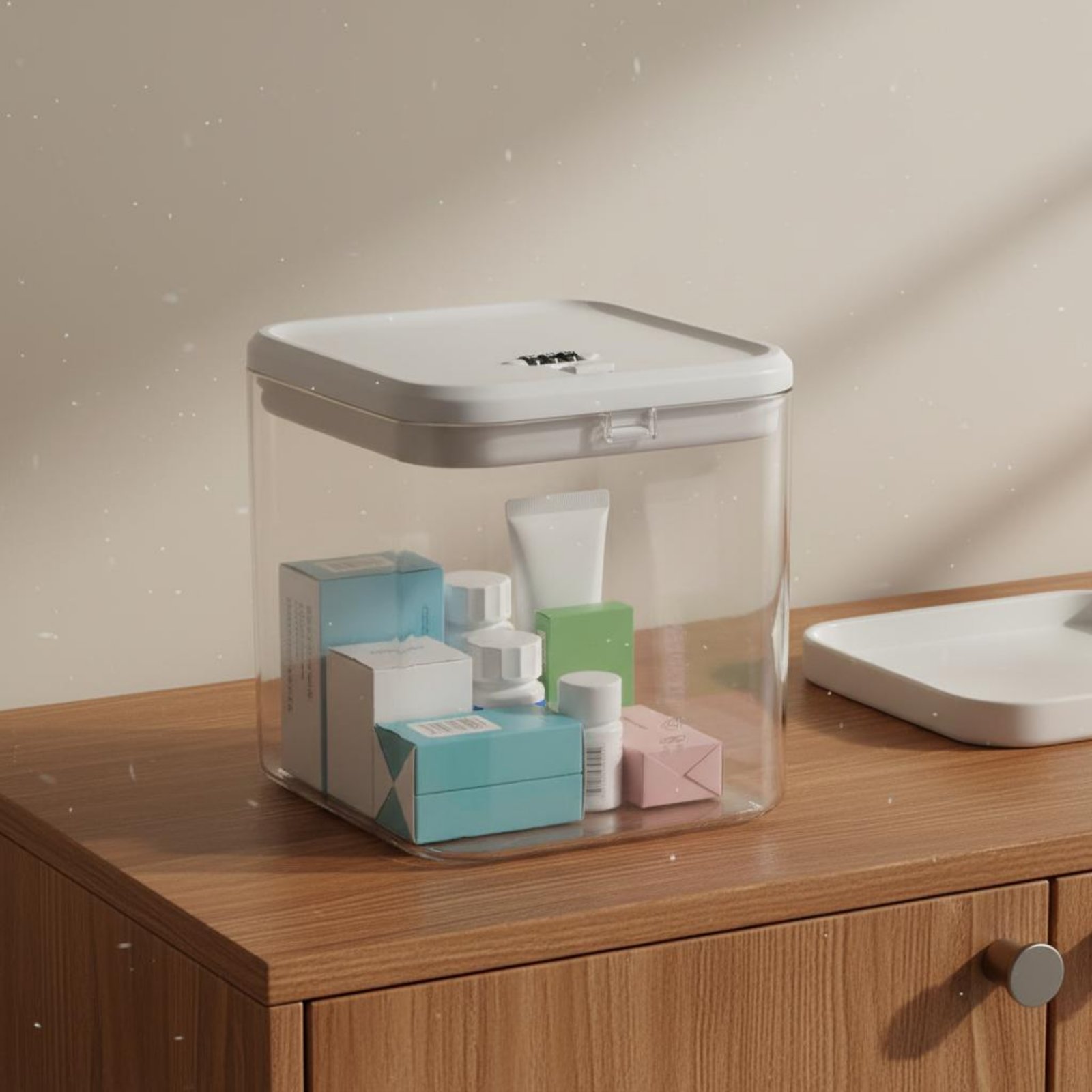 Food Storage For - Şeffaf Kilitlenebilir Kutu Çok Yönlü Kilitlenebilir