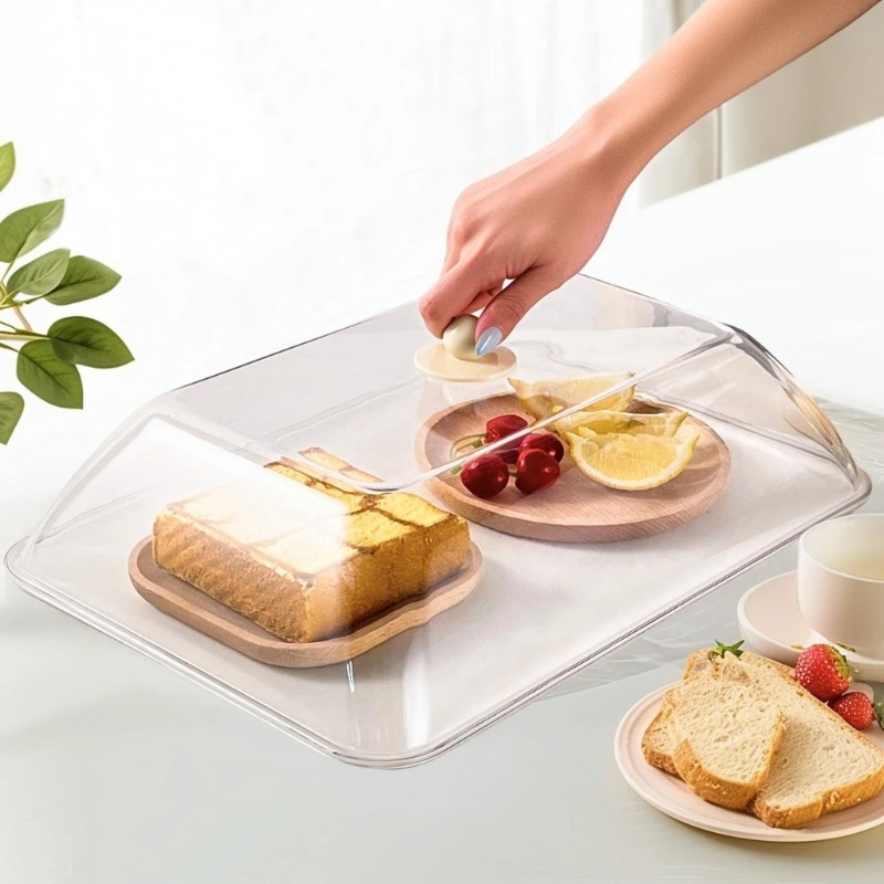 Food Storage Lid - WORTHBUY Yeniden Kullanılabilir Plastik Yemek Örtüsü
