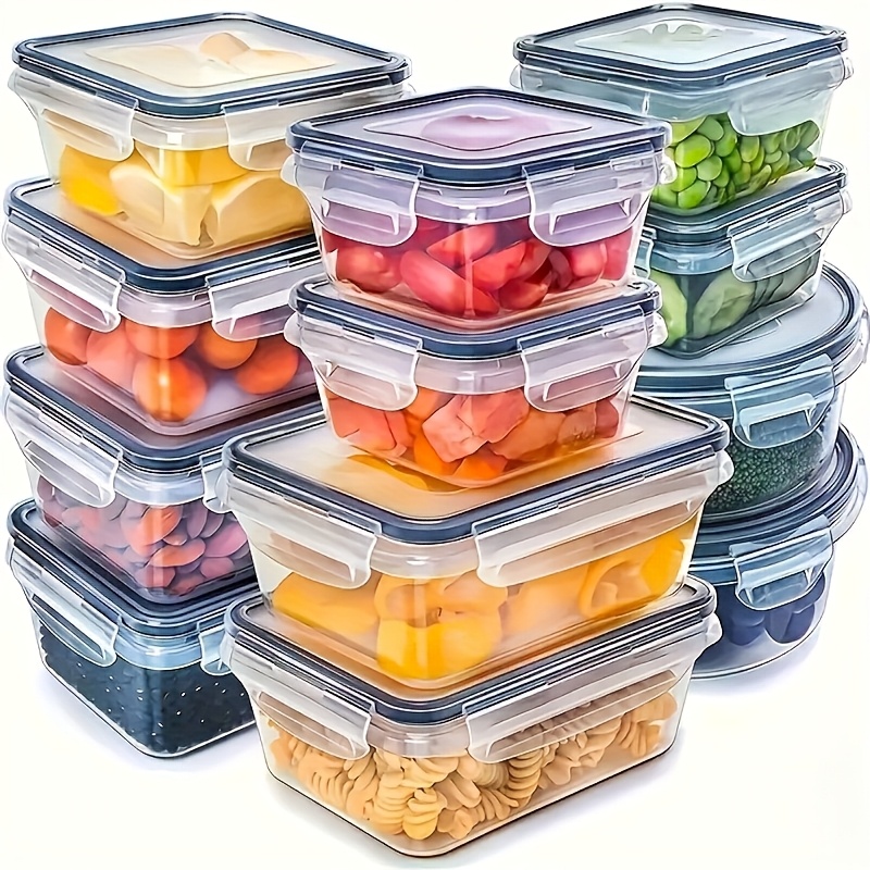Set Food Storage - 8 Parça Set, 4 Kap ve