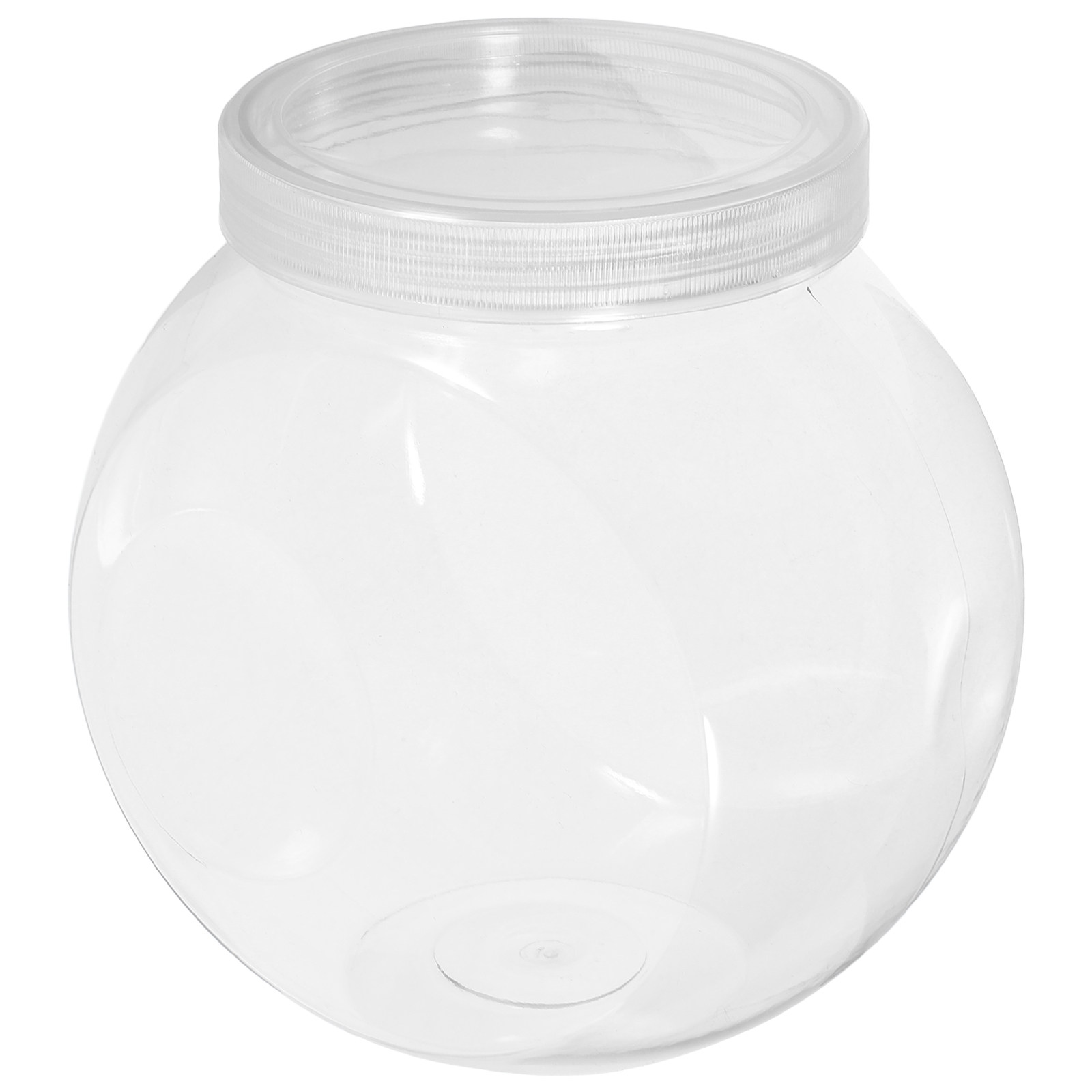 Food Storage Lid - 3 Adet Şeffaf Tatlı Kavanozu 1500Ml