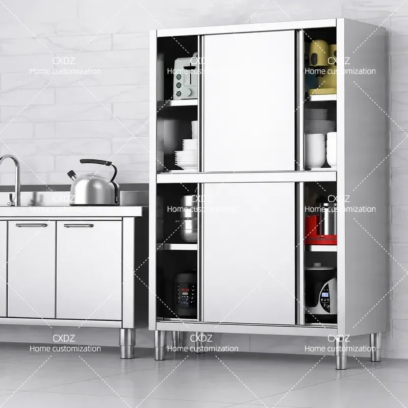 Food Storage Locker - 304 Paslanmaz Çelik Mutfak Dolabı Kalınlaştırılmış
