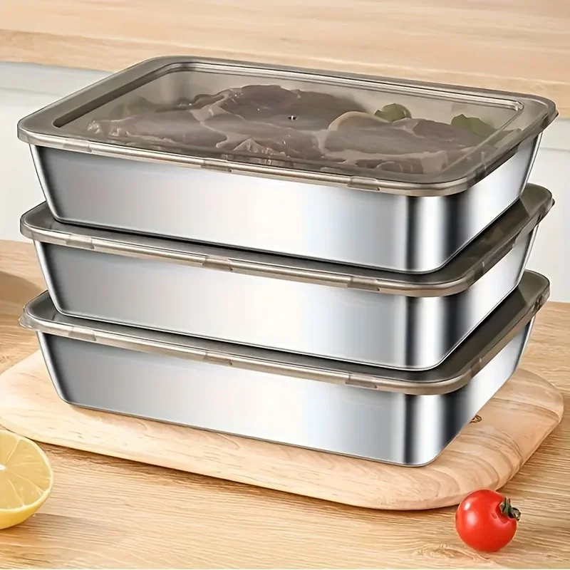5'li Paslanmaz Çelik Gıda Sakl - Set Food Storage incelemesi ve fiyatı