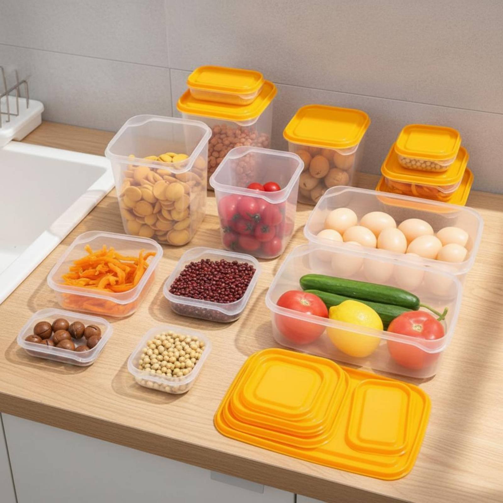 17 Parça Buzdolabı Saklama Kut - Set Food Storage incelemesi ve fiyatı