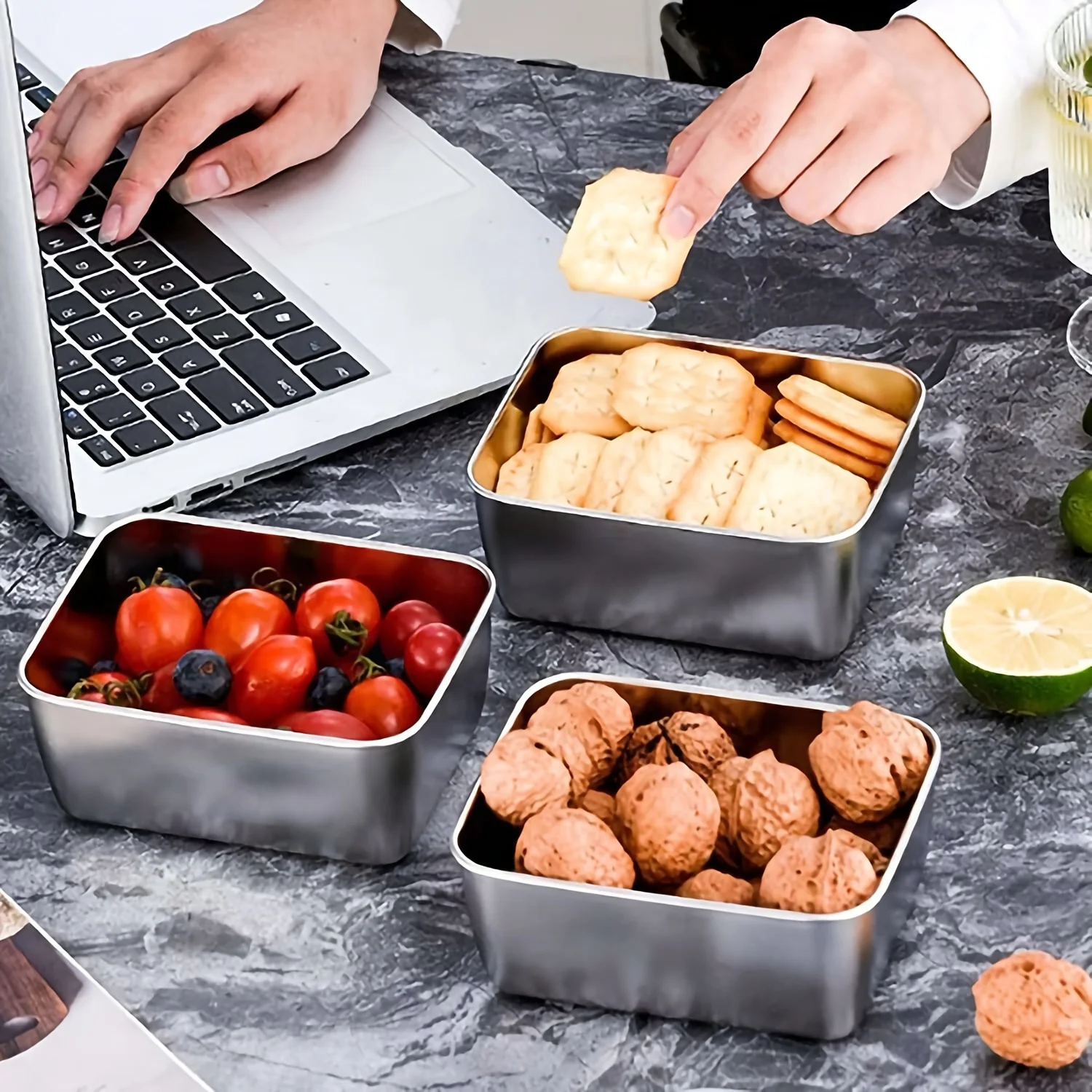 Paslanmaz Çelik Gıda Saklama K - Set Food Storage incelemesi ve fiyatı