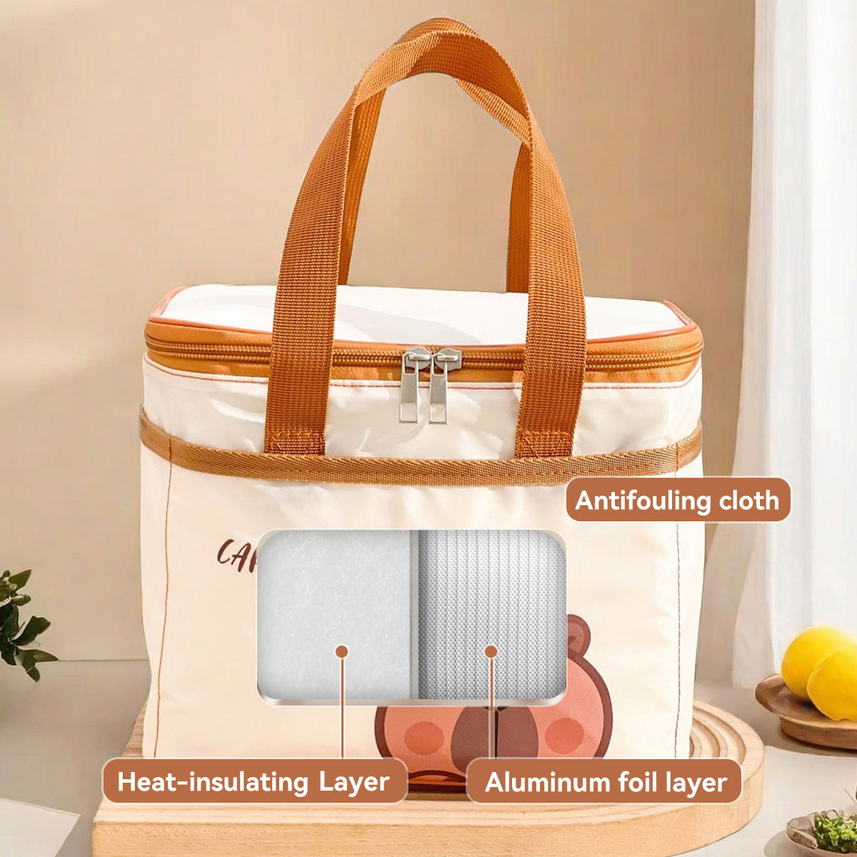 Sevimli Kapibara Yalıtımlı Öğl - Food Storage Bags Reusable incelemesi ve fiyatı