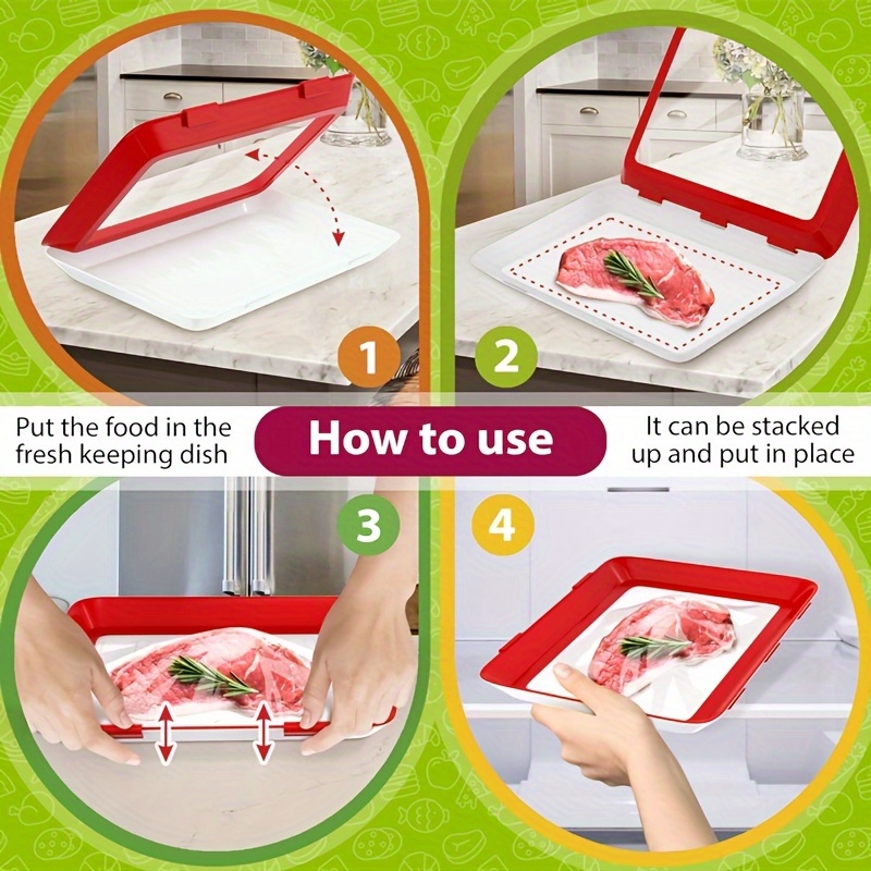 Gıda Koruma Tepsisi Yeniden Ku - Food Storage Food Safety incelemesi ve fiyatı