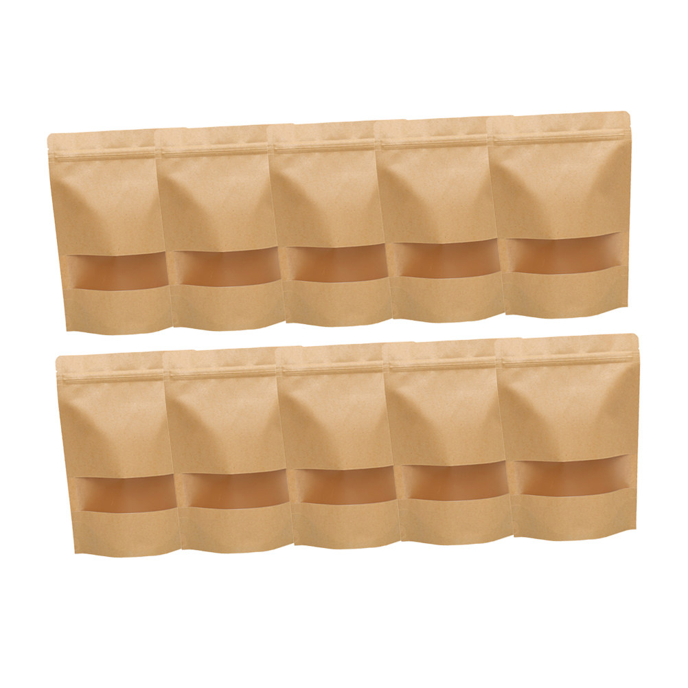 50 Adet Kraft Kağıt Fermuarlı  - Food Storage Bags Reusable incelemesi ve fiyatı