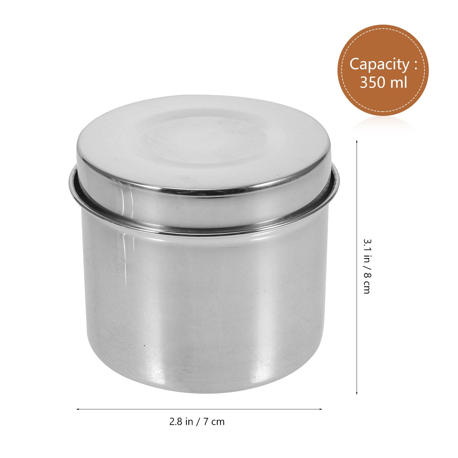 4 Adet Parlak Paslanmaz Çelik  - Food Storage Food Safety incelemesi ve fiyatı