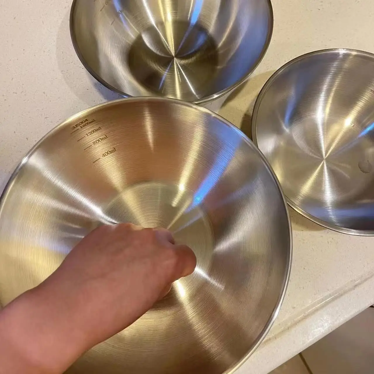 1-3 Paslanmaz Çelik Kase Seti  - Set Food Storage incelemesi ve fiyatı