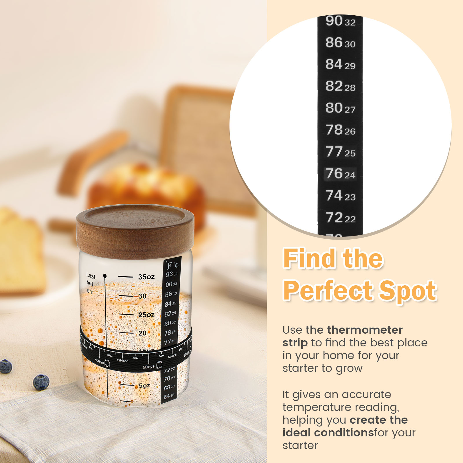 Sourstarter başlangıç kavanoz  - Food Storage Kits incelemesi ve fiyatı