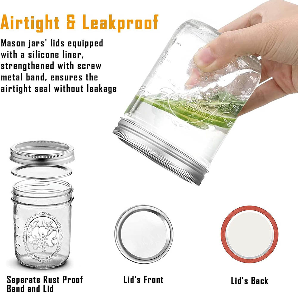 16oz Geniş Ağızlı Mason Kavano - Food Storage Lid incelemesi ve fiyatı