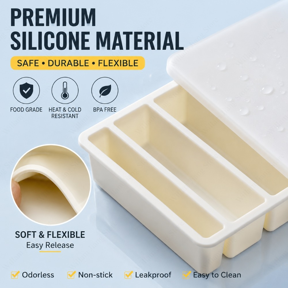 Dayanıklı Silikon Dondurma Kab - Food Storage In Cooler incelemesi ve fiyatı