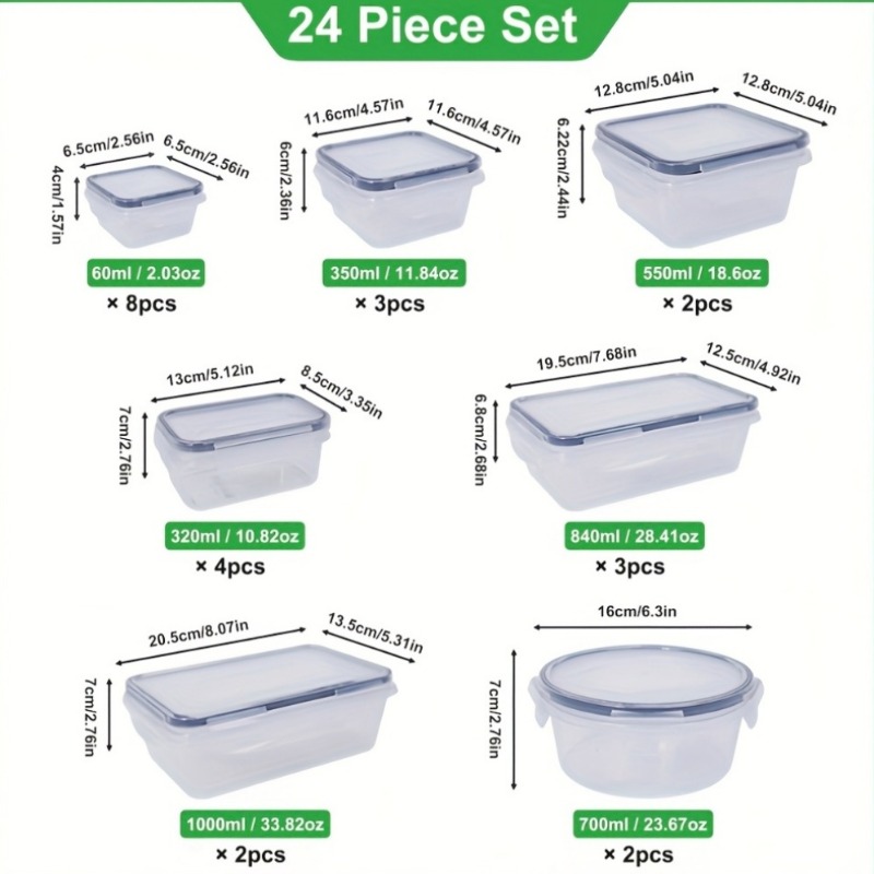 48 Parça BPA İçermeyen Gıda Sa - Set Food Storage incelemesi ve fiyatı