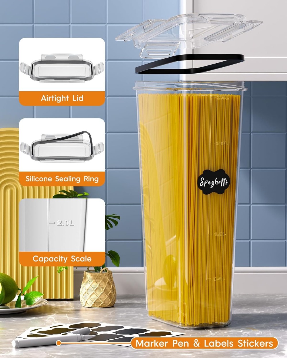 24 Adet Hava Geçirmez Gıda Sak - Food Storage Lid incelemesi ve fiyatı