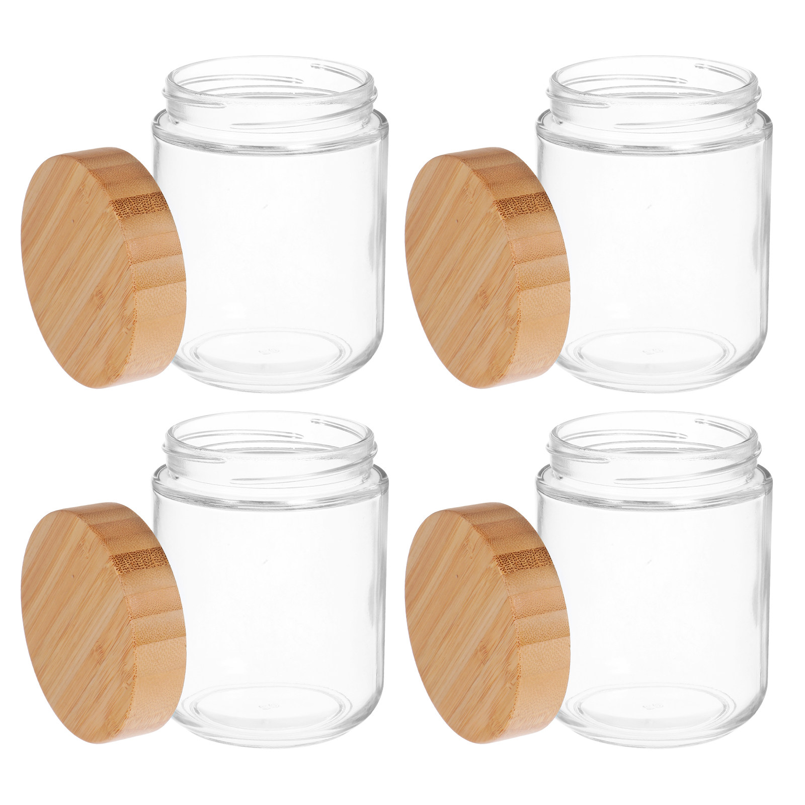 4 Adet Cam Mutfak Saklama Kava - Food Storage Jars Airtight incelemesi ve fiyatı