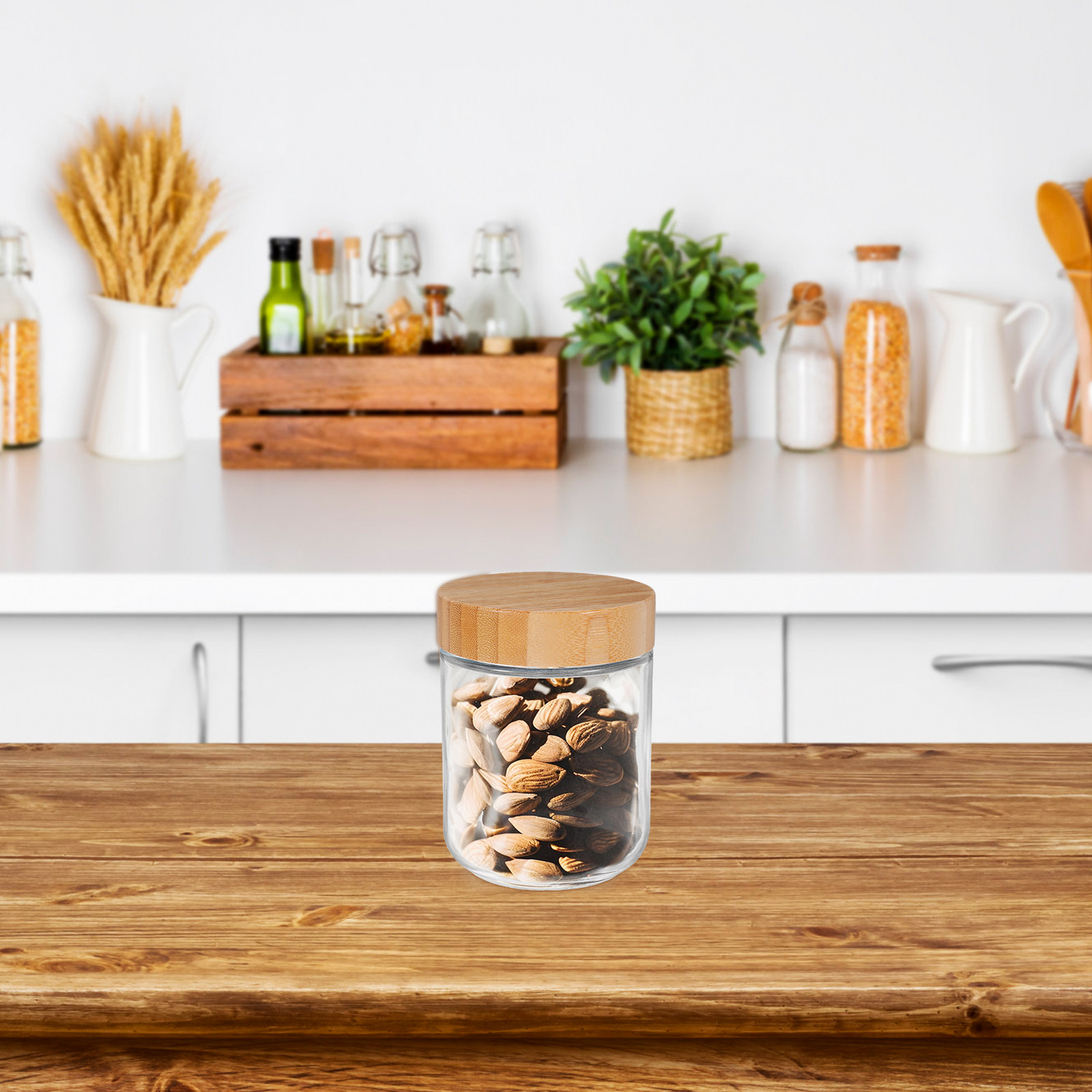 4 Adet Cam Mutfak Saklama Kava - Food Storage Jars Airtight incelemesi ve fiyatı