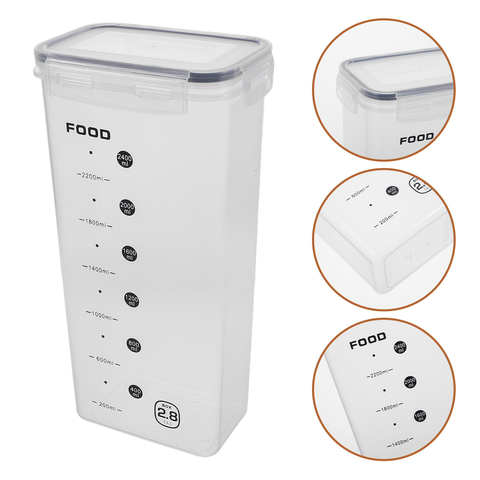 2 Adet Şeffaf Tahıl Saklama Ka - Food Storage Jars Airtight incelemesi ve fiyatı
